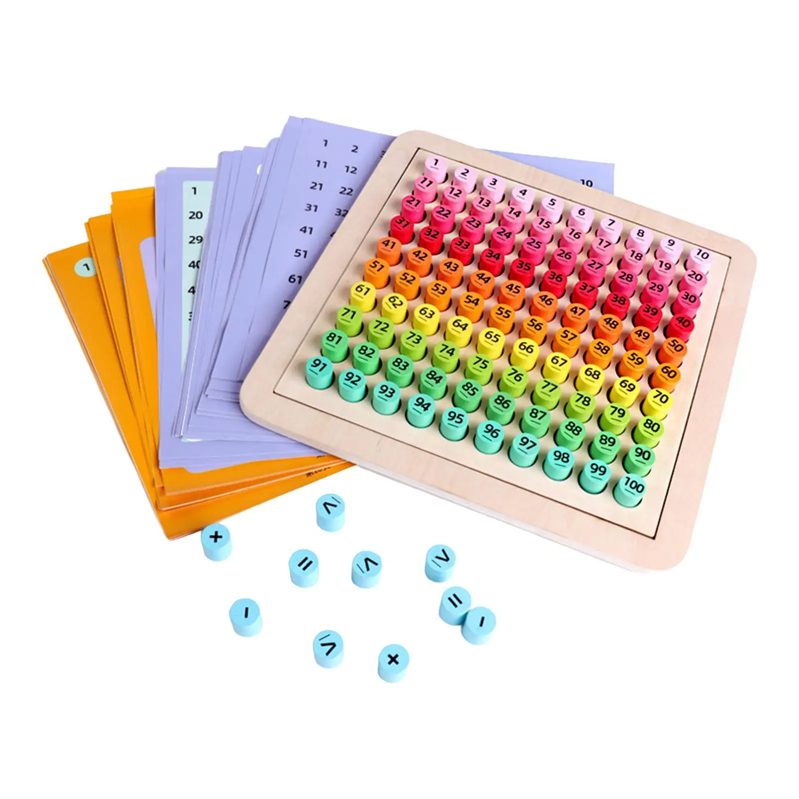 Wooden Addition Table Board 1 ~ 100 Numbers Educational Toys Party Favors Multifunctional for Holiday Kindergarten Beginners
Wooden Addition Table Board 1 ~ 100 Numbers Educational Toys Party Favors Multifunctional for Holiday Kindergarten Beginners