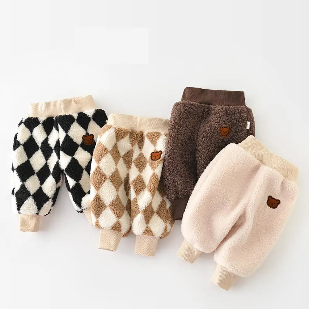 2022 Winter New Baby Plus Velvet Thick Pants Children Warm Trousers Cute Bear Boys Girls Casual Pants Baby Fleece Pants
2022 Winter New Baby Plus Velvet Thick Pants Children Warm Trousers Cute Bear Boys Girls Casual Pants Baby Fleece Pants