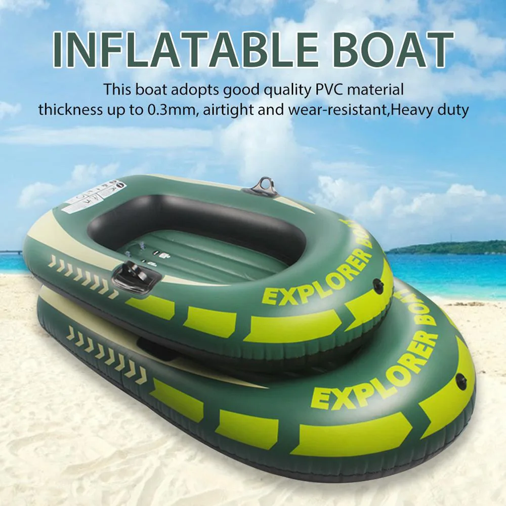 

2 Person PVC Inflatable Kayak Canoe Rowing Air Boat Fishing Drifting Diving Inflatable Boat Suitable for Two People