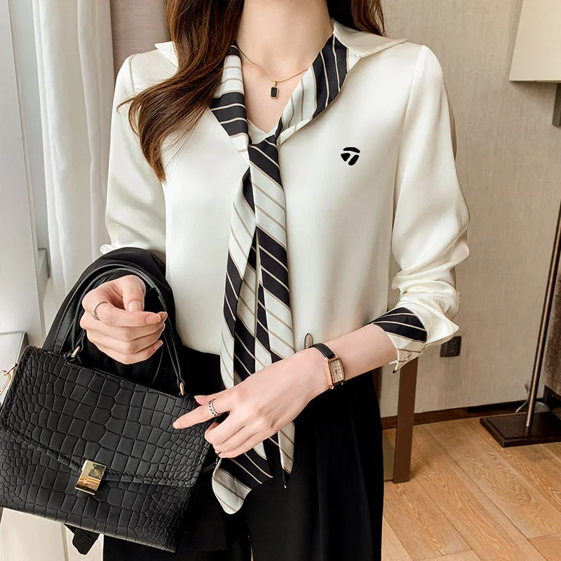 2023 New Spring and Summer Fashion Commuting Minimalist V-neck Patchwork Striped Tie Up Top Loose Temperament Professional Shirt
2023 New Spring and Summer Fashion Commuting Minimalist V-neck Patchwork Striped Tie Up Top Loose Temperament Professional Shirt