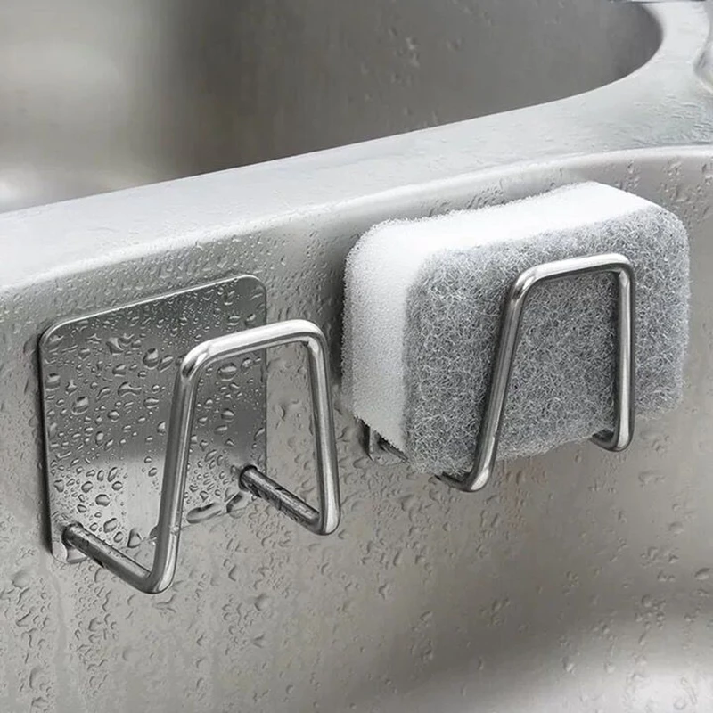 Kitchen Storage Holders Stainless Steel Sponges Racks Self Adhesive Sink Sponges Drain Drying Rack Kitchen Sink Accessories
Kitchen Storage Holders Stainless Steel Sponges Racks Self Adhesive Sink Sponges Drain Drying Rack Kitchen Sink Accessories