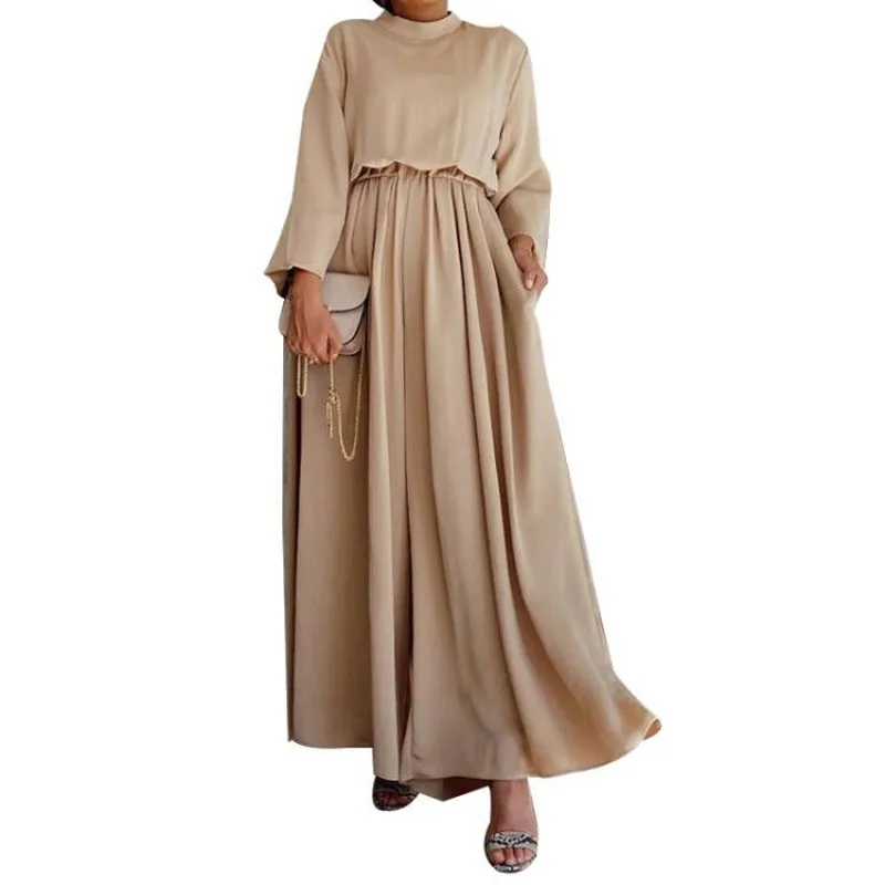 Abaya Islam Muslim Women Set Tops And High Waist Wide Leg Pant Suits Sets Fashion Turkey Kimono Ramadan Ensemble Femme Musulmane
Abaya Islam Muslim Women Set Tops And High Waist Wide Leg Pant Suits Sets Fashion Turkey Kimono Ramadan Ensemble Femme Musulmane