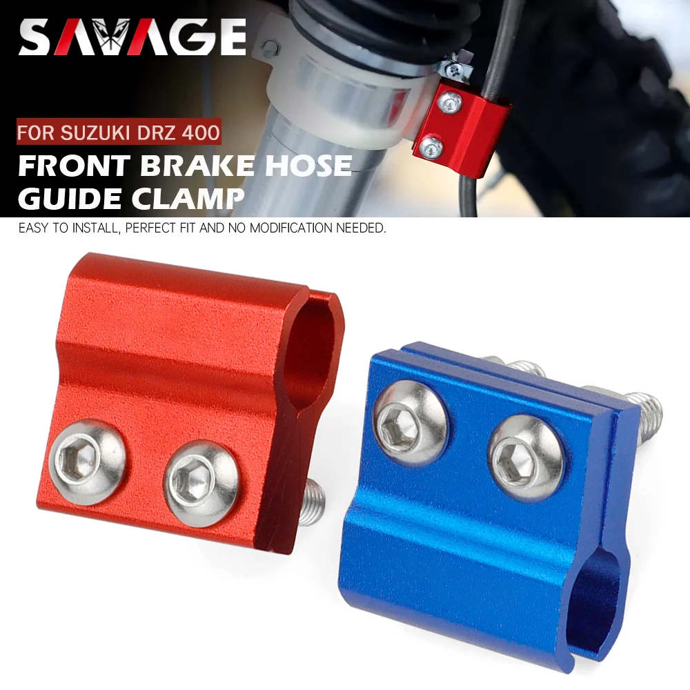 For SUZUKI DRZ 400 SM 2005-2022 Front Brake Hose Clamp Brake Line Holder Motorcycle Accessories Cable Guide Clamping DRZ400SM
For SUZUKI DRZ 400 SM 2005-2022 Front Brake Hose Clamp Brake Line Holder Motorcycle Accessories Cable Guide Clamping DRZ400SM