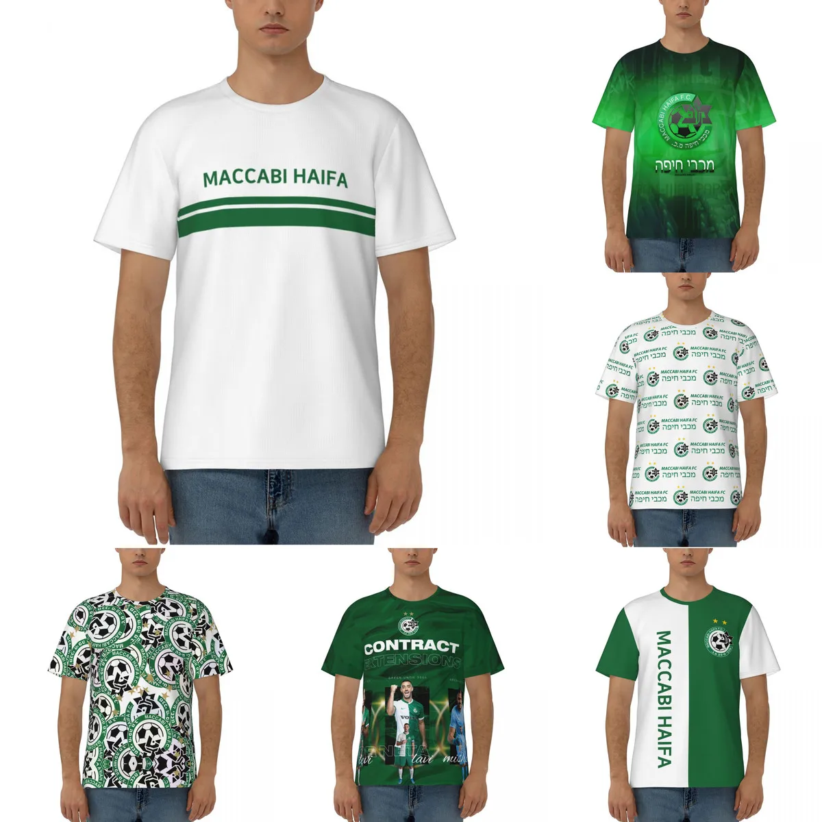 Man 2022 Summer New Fashion Maccabi Haifa Printing Oversized Hip Hop Round Neck Short-Sleeve Casual Tops Men's Clothes T-Shirt
Man 2022 Summer New Fashion Maccabi Haifa Printing Oversized Hip Hop Round Neck Short-Sleeve Casual Tops Men's Clothes T-Shirt