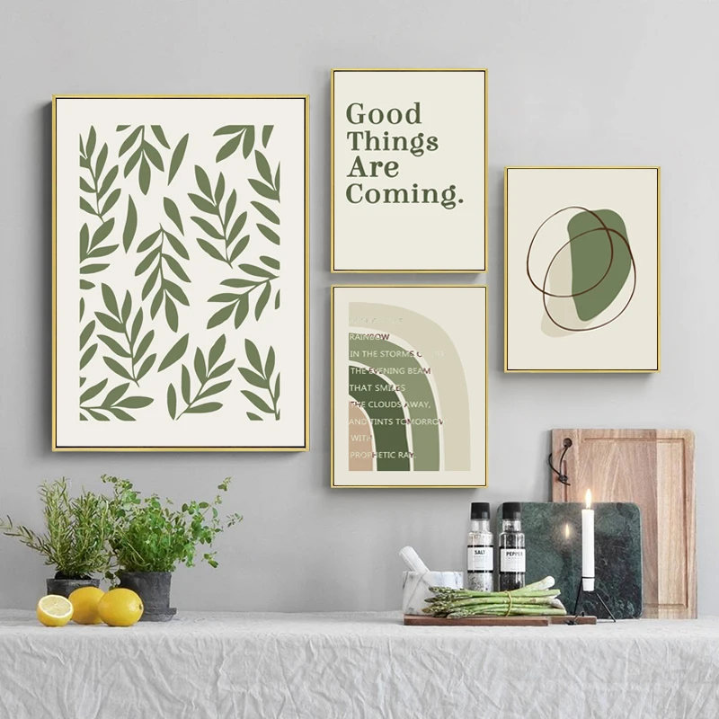 Simple Modern Nordic Log Wind Green Abstract Geometric Green Leaf Flower Wall Art Canvas Painting Posters Living Room Home Decor
Simple Modern Nordic Log Wind Green Abstract Geometric Green Leaf Flower Wall Art Canvas Painting Posters Living Room Home Decor