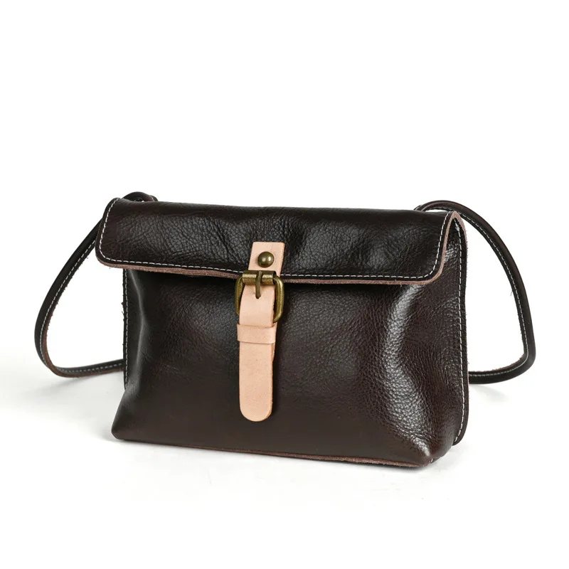 Highend Vintage Black Coffee Yellow Full Grain Genuine Leather Mini Women Shoulder Messenger Bag Phone Girl Female Purse M0018-2
Highend Vintage Black Coffee Yellow Full Grain Genuine Leather Mini Women Shoulder Messenger Bag Phone Girl Female Purse M0018-2