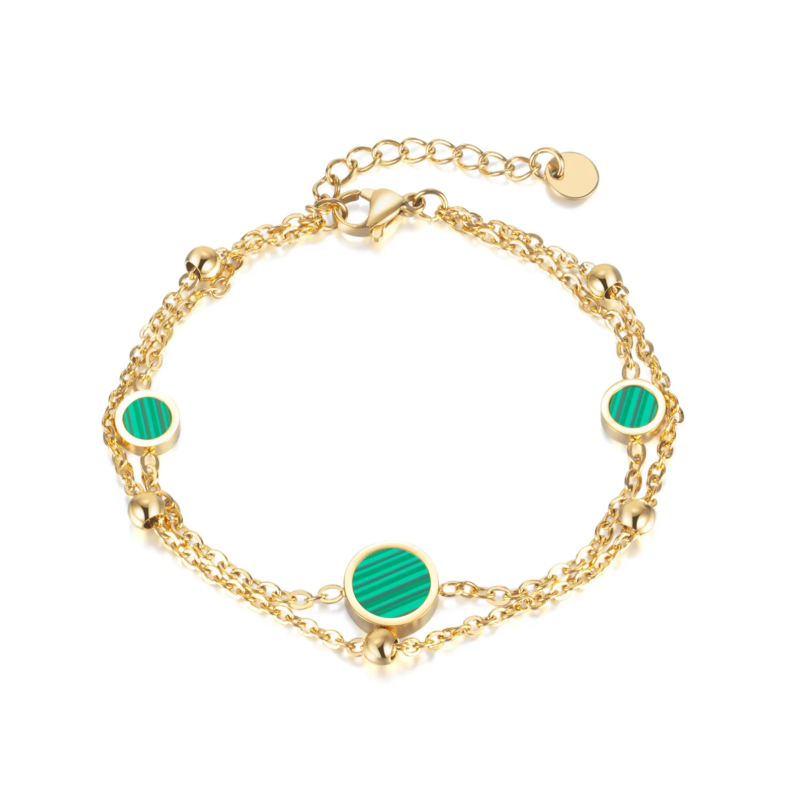 Simple Versatile Ins Trendy Design High Grade Double-Layer Twin Stainless Steel Bracelet
Simple Versatile Ins Trendy Design High Grade Double-Layer Twin Stainless Steel Bracelet