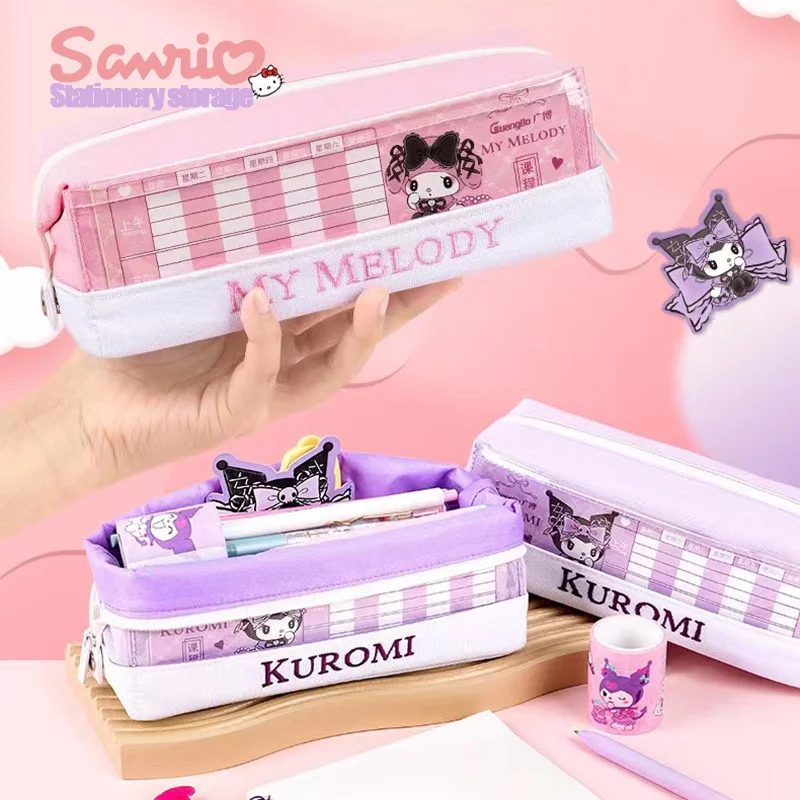 Sanrio трехмерная кавайная сумка для ручек My Melody мультфильм девочка сердце куломи серия большая емкость сумка для ручек Детские канцелярские принадлежности
Sanrio трехмерная кавайная сумка для ручек My Melody мультфильм девочка сердце куломи серия большая емкость сумка для ручек Детские канцелярские принадлежности
