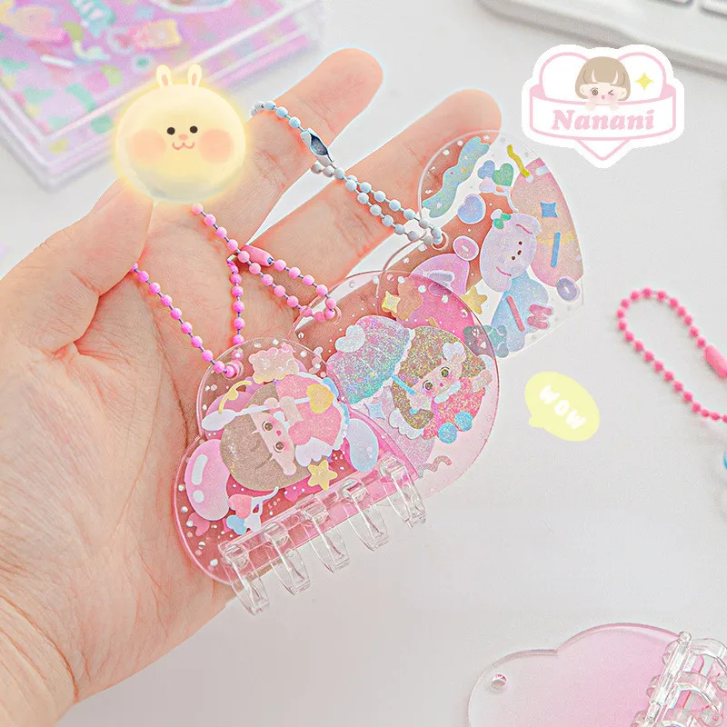 DIY Keychain Scrapbook Set for Student Ins Korean Sticker Loose Leaf Ring Decroative Keychain Back To School Student Supplies
DIY Keychain Scrapbook Set for Student Ins Korean Sticker Loose Leaf Ring Decroative Keychain Back To School Student Supplies