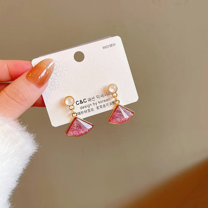 2022 S925 Silvers Silk Resin Triangle Dangle Earrings Jewellery for Women Simple Exquisite Earrings Wholesale Korean Fashion
2022 S925 Silvers Silk Resin Triangle Dangle Earrings Jewellery for Women Simple Exquisite Earrings Wholesale Korean Fashion