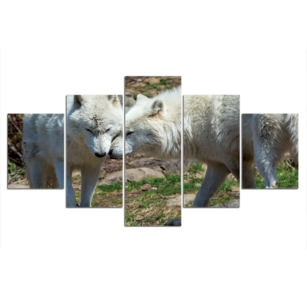 HD Printed 5 Pieces Canvas Art Painting White Wolf Couple Poster Wall Pictures for Living Room Home Decor Free Shipping CU-2562B
HD Printed 5 Pieces Canvas Art Painting White Wolf Couple Poster Wall Pictures for Living Room Home Decor Free Shipping CU-2562B