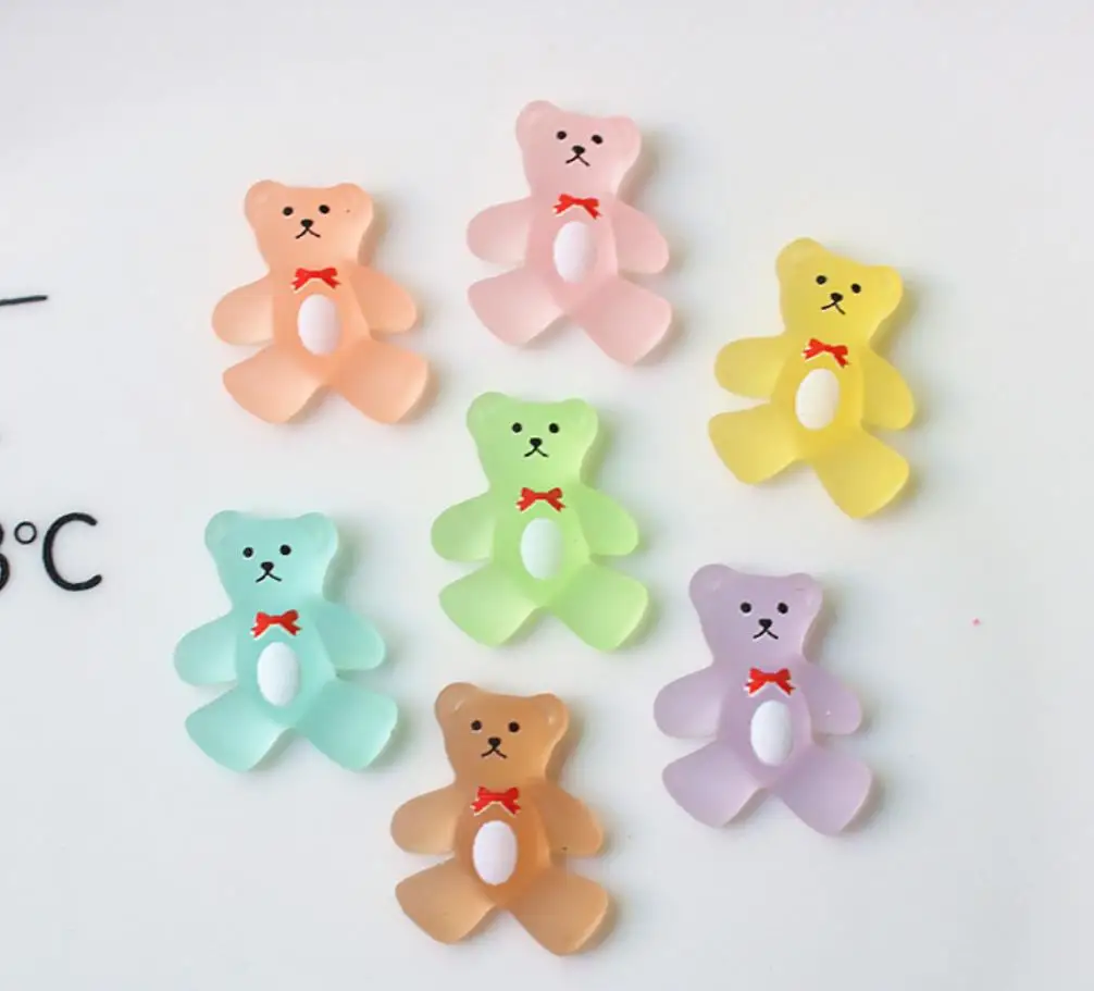 100pcs New Resin Cartoon Bowknot Bear Flatback Kawaii Cabochon Embellishments For Scrapbooking DIY Accessories
100pcs New Resin Cartoon Bowknot Bear Flatback Kawaii Cabochon Embellishments For Scrapbooking DIY Accessories