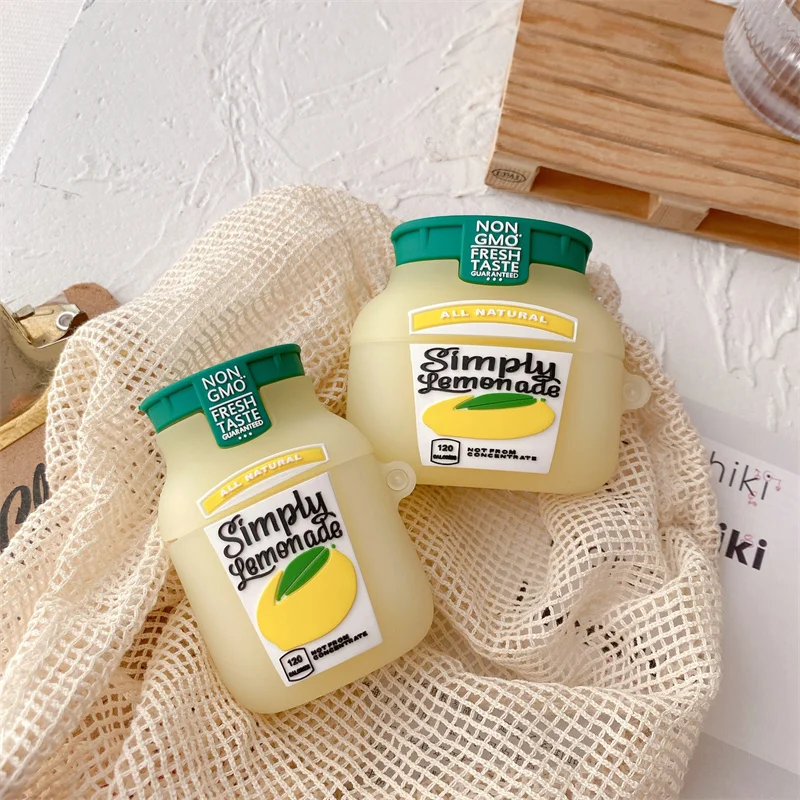Роскошный 3D чехол для наушников Lemonade Bottle, силиконовый чехол для беспроводных наушников Apple Airpods 1 2 Pro Air Pods, зарядный бокс, чехол
Роскошный 3D чехол для наушников Lemonade Bottle, силиконовый чехол для беспроводных наушников Apple Airpods 1 2 Pro Air Pods, зарядный бокс, чехол
