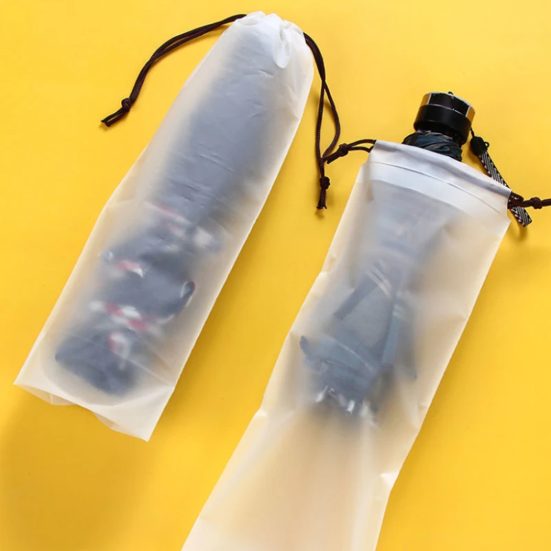 Plastic Bag Matte Translucent Umbrella Storage Bag Reusable Portable Umbrella Drawstring Storage Cover Home Storage Organizer
Plastic Bag Matte Translucent Umbrella Storage Bag Reusable Portable Umbrella Drawstring Storage Cover Home Storage Organizer