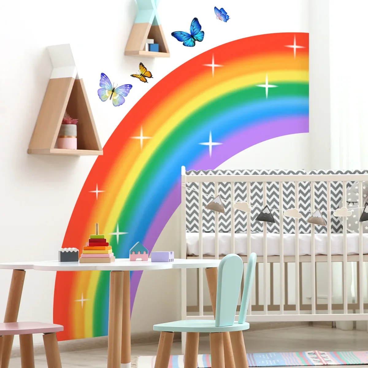 Large Rainbow Wall Stickers for Girl Bedroom Decor Kids Room Big Decoration Princess Nursery Decal Child Interior Peel Stick Art
Large Rainbow Wall Stickers for Girl Bedroom Decor Kids Room Big Decoration Princess Nursery Decal Child Interior Peel Stick Art