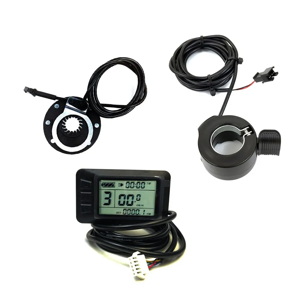 Suitable For KT 36V/48V 250W Motor LCD7U Meter + 15A Controller + 8 Magnetic Point Boost Sensor + 130X Finger Dial Set
Suitable For KT 36V/48V 250W Motor LCD7U Meter + 15A Controller + 8 Magnetic Point Boost Sensor + 130X Finger Dial Set