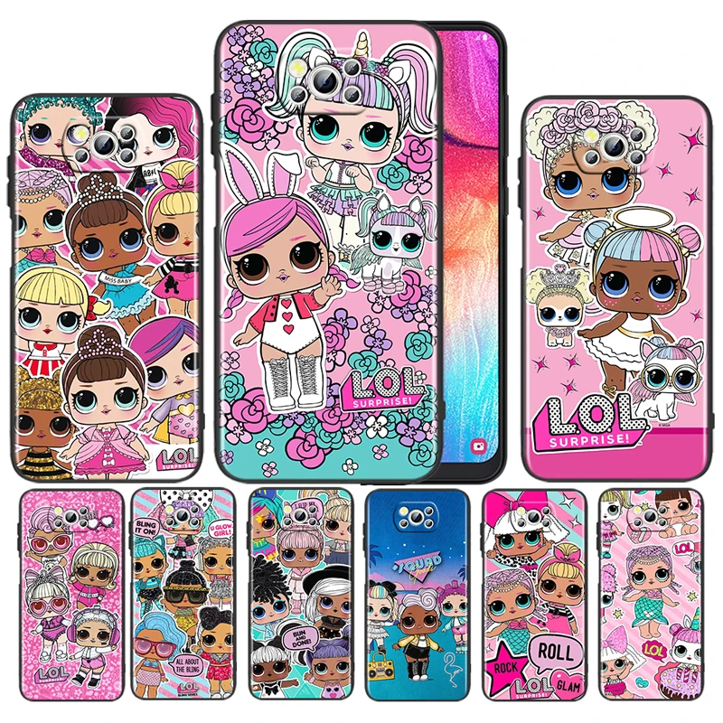 L.O.L. SURPRISE Dolls Cute For Xiaomi Poco M4 X3 F3 GT NFC M3 C3 M2 F2 F1 X2 Pro Mi Mix3 Silicone Black Phone Case Funda Cover
L.O.L. SURPRISE Dolls Cute For Xiaomi Poco M4 X3 F3 GT NFC M3 C3 M2 F2 F1 X2 Pro Mi Mix3 Silicone Black Phone Case Funda Cover