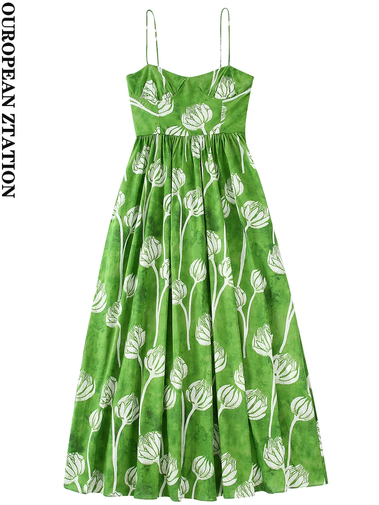 PAILETE Women 2022 fashion printed midi camisole dress vintage sweetheart neck thin straps female dresses vestidos
PAILETE Women 2022 fashion printed midi camisole dress vintage sweetheart neck thin straps female dresses vestidos