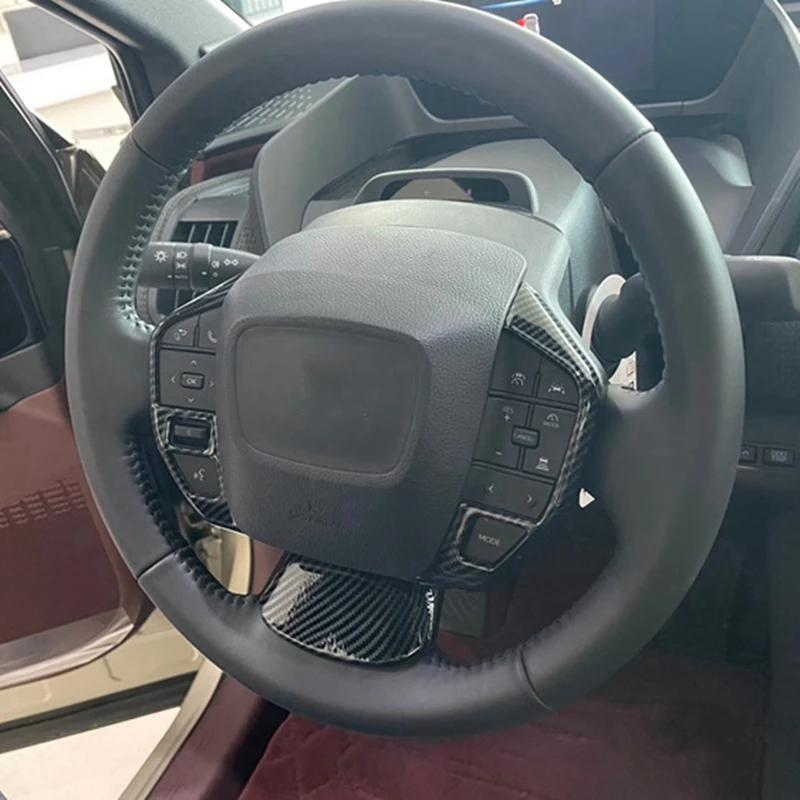 Автомобильная панель рулевого колеса из углеродного волокна, отделка, декоративная рамка-Наклейка для Toyota Bz4x 2022 2023 
Автомобильная панель рулевого колеса из углеродного волокна, отделка, декоративная рамка-Наклейка для Toyota Bz4x 2022 2023