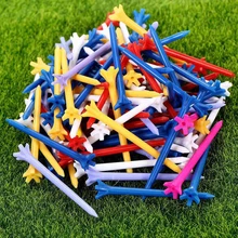 50-Pack Golf Tee Set - Unbreakable Golf Tees with Improved Durability, Reduced Friction, and Increased Drive Distance