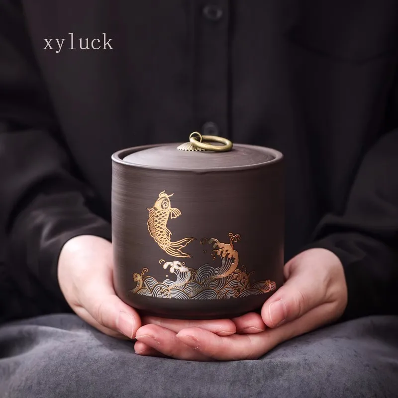 Ceramic Storage Tank Animal Ceramic Sealed Jar Household Moisture-proof Tea Jar Food Storage Jar Gift
Ceramic Storage Tank Animal Ceramic Sealed Jar Household Moisture-proof Tea Jar Food Storage Jar Gift