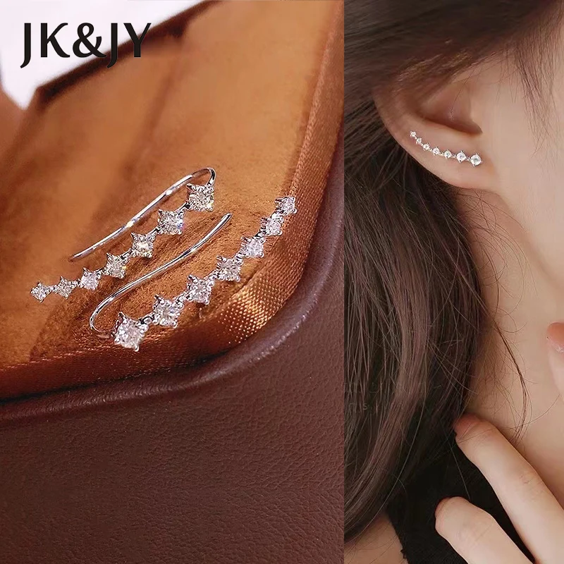 Ушной крючок JK & JY 100% из белого золота 18 карат с натуральными бриллиантами, модные ювелирные украшения для свадебной вечеринки, оптовая продажа с фабрики
Ушной крючок JK & JY 100% из белого золота 18 карат с натуральными бриллиантами, модные ювелирные украшения для свадебной вечеринки, оптовая продажа с фабрики