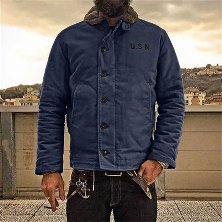 Winter Mens Coat Deck Army Military Windproof Retro Warm Navy Thick Coats Peacoat Slim Fit Oversize S-5XL New 2022
Winter Mens Coat Deck Army Military Windproof Retro Warm Navy Thick Coats Peacoat Slim Fit Oversize S-5XL New 2022