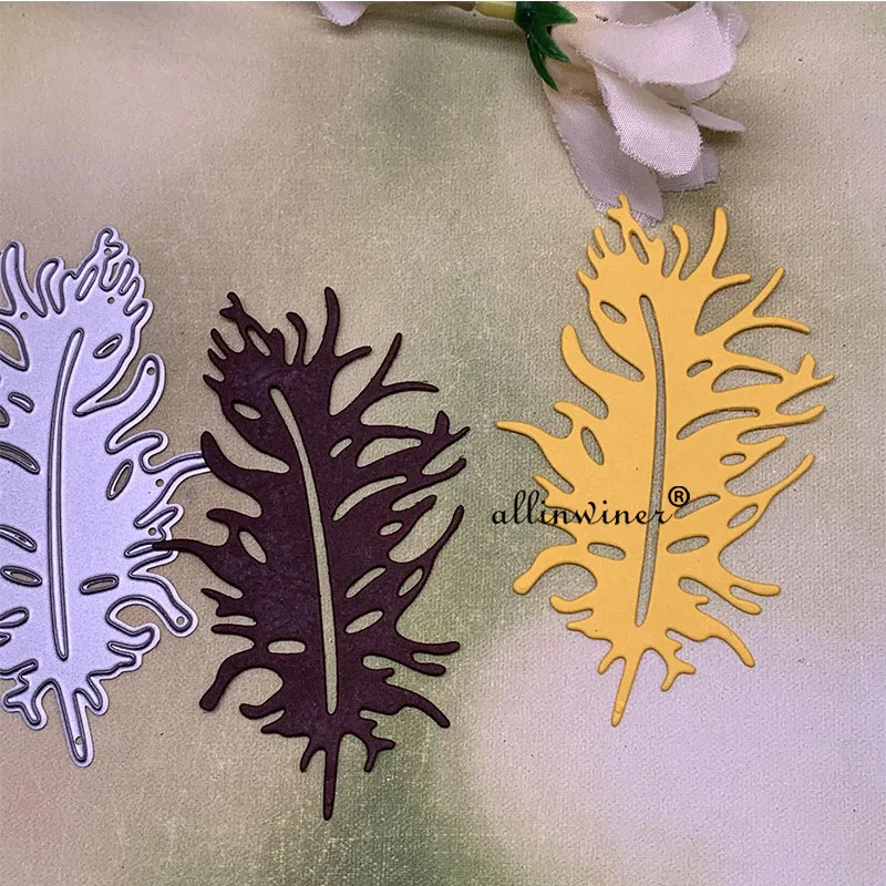 Feather leaf decoration Metal Cutting Dies Stencils Die Cut for DIY Scrapbooking Album Paper Card Embossing
Feather leaf decoration Metal Cutting Dies Stencils Die Cut for DIY Scrapbooking Album Paper Card Embossing