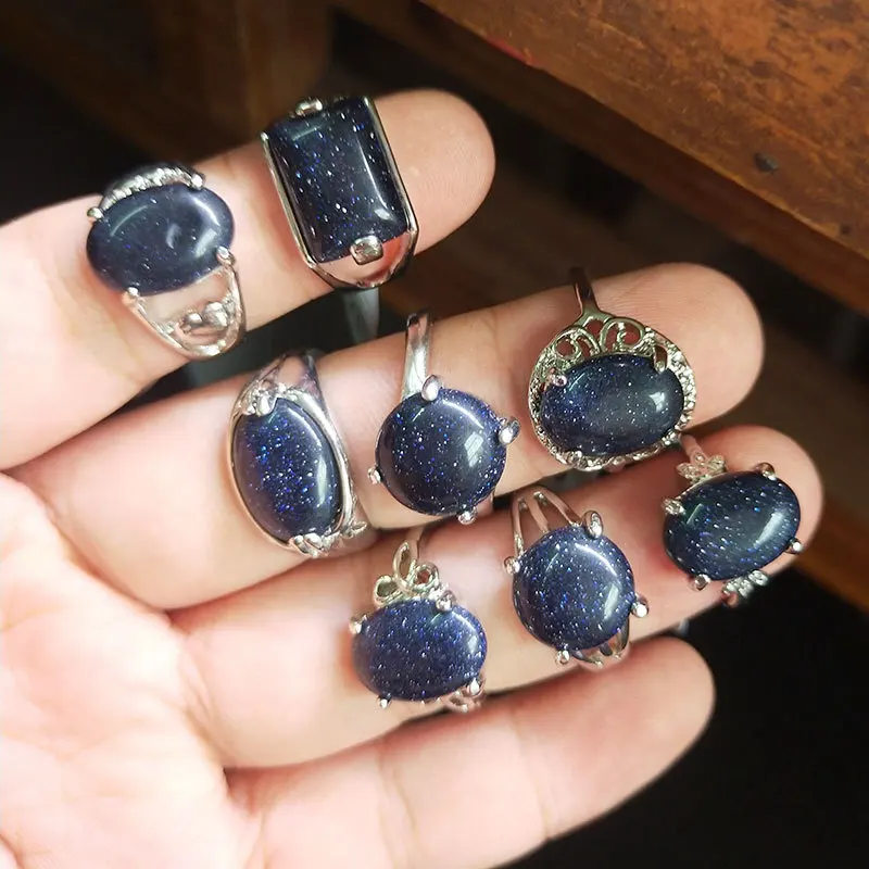 12pcs Gothic Oval Blue Sandstone Rings For Women Jewelry Finger Ring Gemstone Rings Party Gift
12pcs Gothic Oval Blue Sandstone Rings For Women Jewelry Finger Ring Gemstone Rings Party Gift