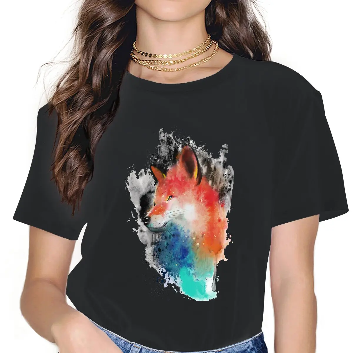 Women's Leisure and Cool T Shirt Fantastic Mr Fox Clever Plot Cotton Clothes Vintage Short Sleeve Round Neck Tee Shirt Gift
Women's Leisure and Cool T Shirt Fantastic Mr Fox Clever Plot Cotton Clothes Vintage Short Sleeve Round Neck Tee Shirt Gift