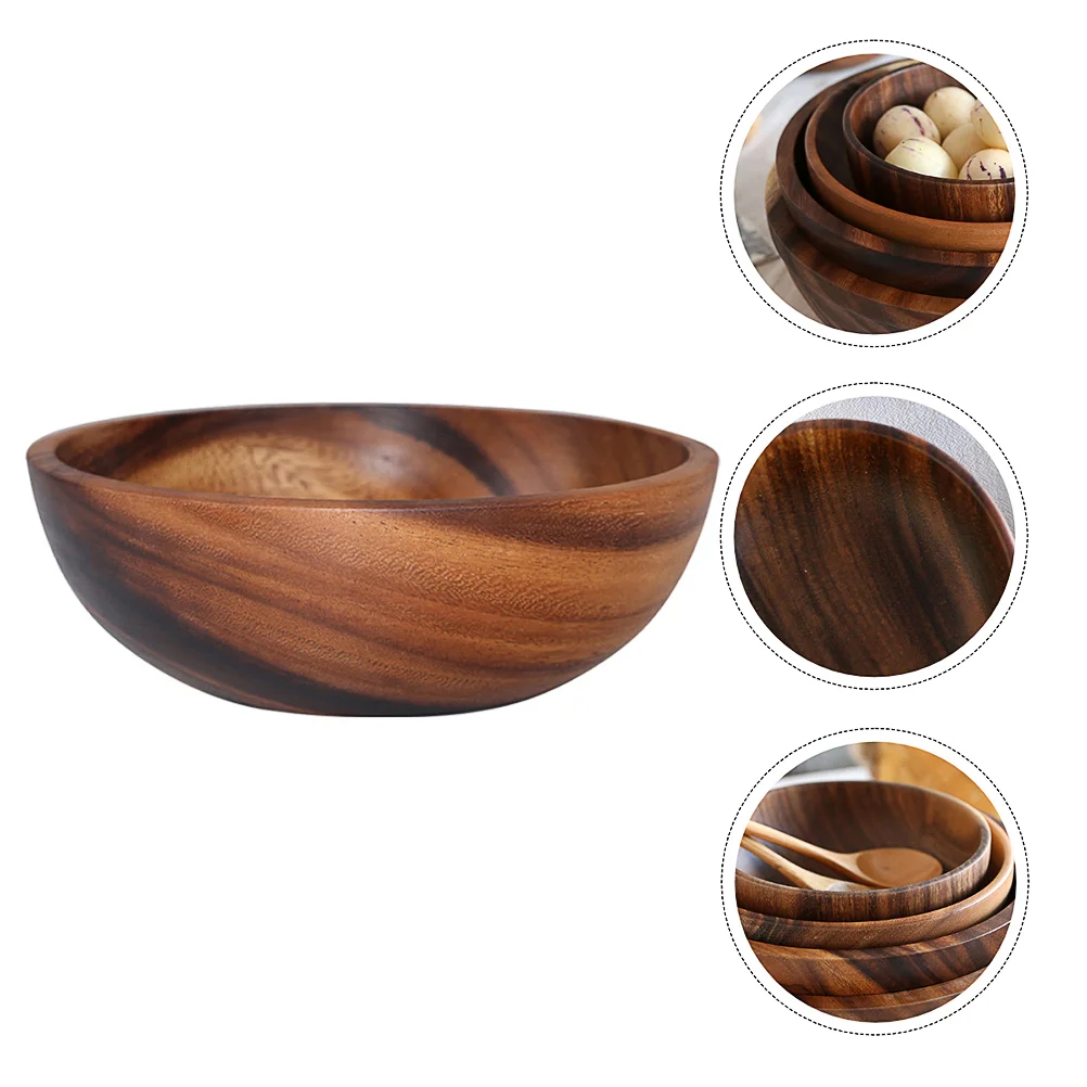 Wooden Fruit Bowl Fruit Storage Dish Stew Bowl Salad Serving Utensils Wood Round Dinnerware Kitchen Wooden Tableware
Wooden Fruit Bowl Fruit Storage Dish Stew Bowl Salad Serving Utensils Wood Round Dinnerware Kitchen Wooden Tableware