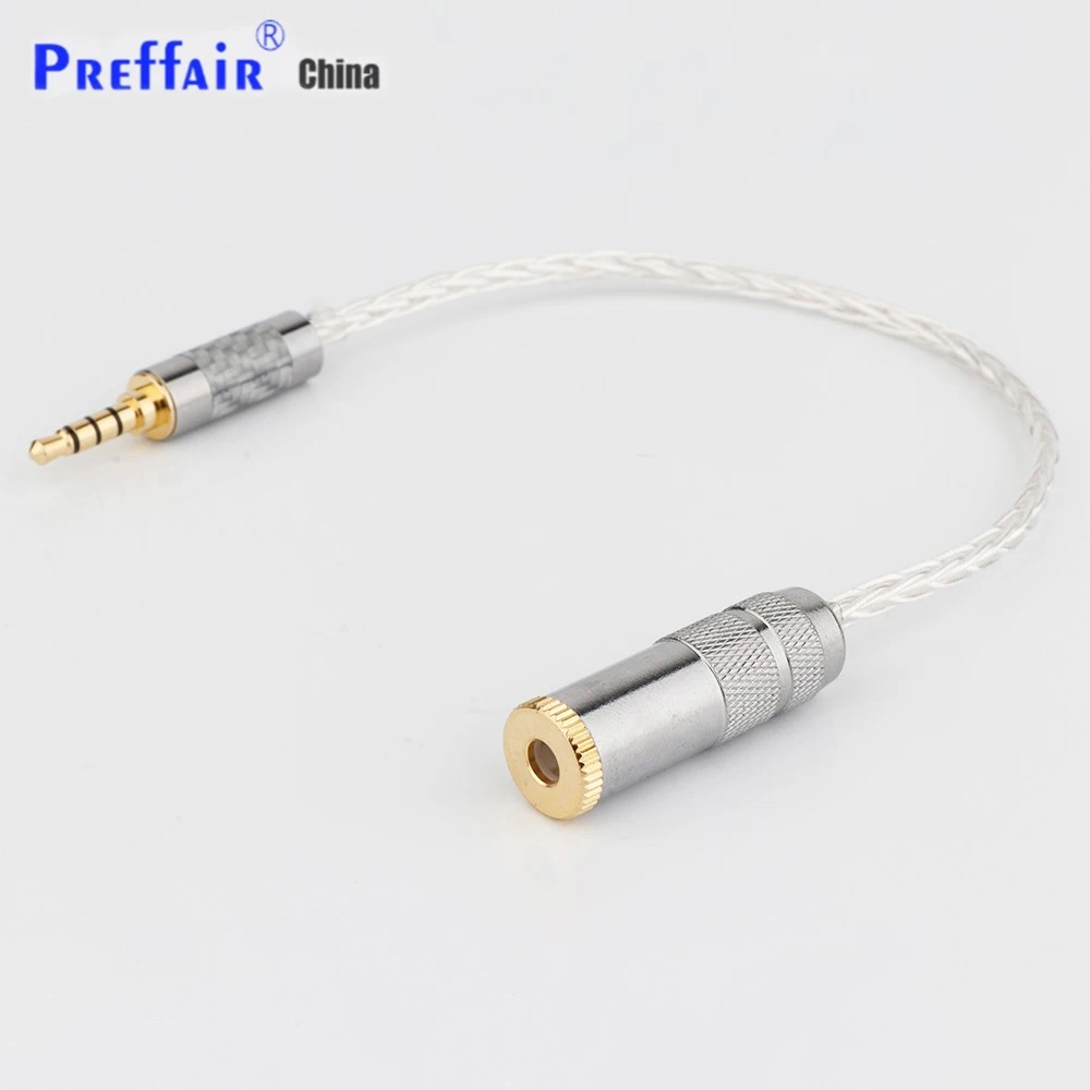 TOP- 8cores Copper 2.5mm TRRS Balanced Male to 3.5mm TRRS Balanced Female Audio Adapter Cable 3.5mm to 2.5mm
TOP- 8cores Copper 2.5mm TRRS Balanced Male to 3.5mm TRRS Balanced Female Audio Adapter Cable 3.5mm to 2.5mm