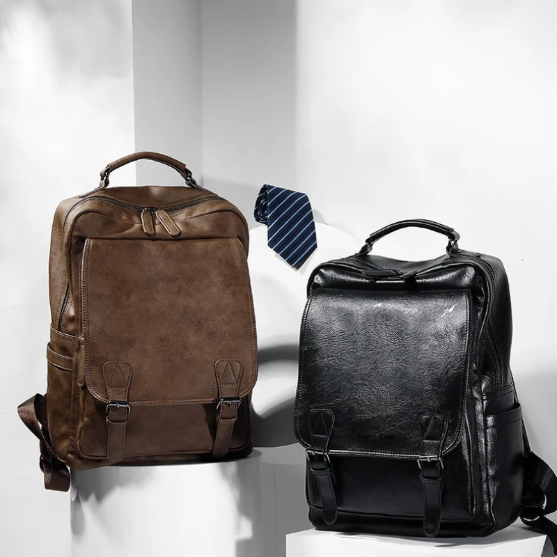 

Рюкзак с защитой от кражи для мужчин и женщин, ранец для ноутбука для подростков, школьный ранец в стиле преппи, дорожная сумка из искусственной кожи