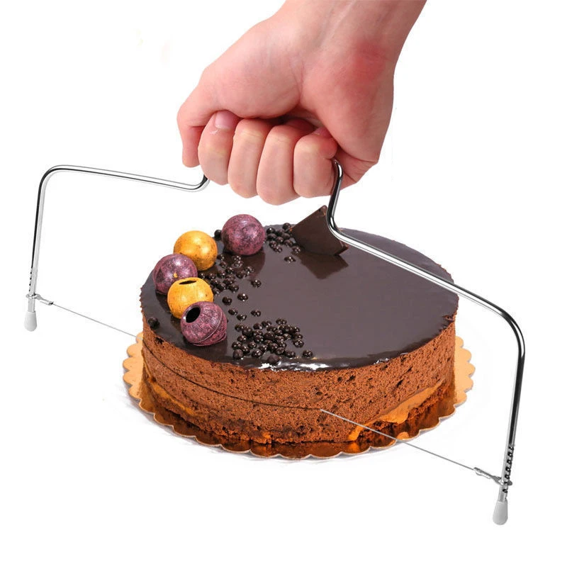 1PC Double Line Cake Cut Slicer Adjustable Stainless Steel Device Cake Decorating Mold DIY Bakeware Kitchen Cooking Tool
1PC Double Line Cake Cut Slicer Adjustable Stainless Steel Device Cake Decorating Mold DIY Bakeware Kitchen Cooking Tool