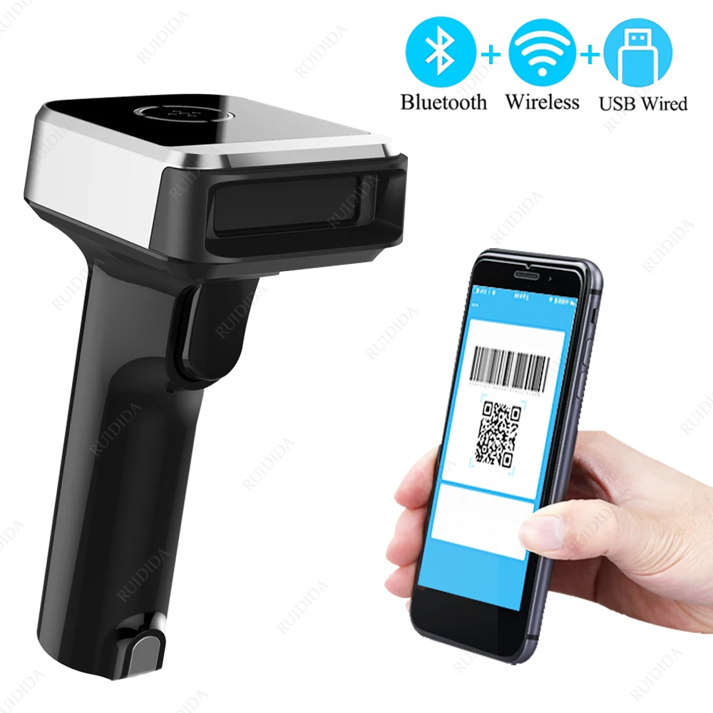 Wireless qr Scanner 2d Bluetooth Barcode Reader Handheld Portable code Scanner 1d Bar code Reading for qr code Data matrix code
Wireless qr Scanner 2d Bluetooth Barcode Reader Handheld Portable code Scanner 1d Bar code Reading for qr code Data matrix code