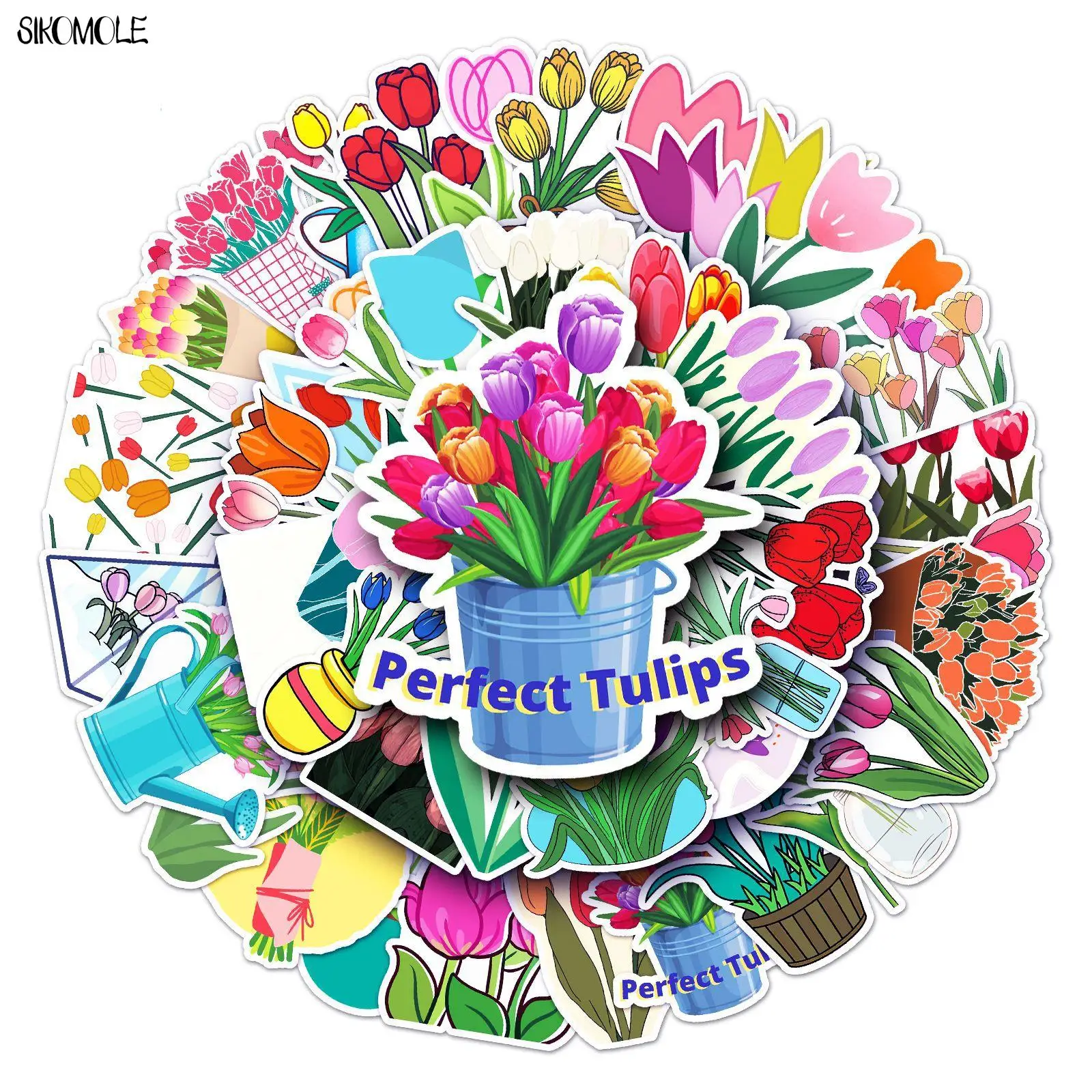 10/30/50PCS Cartoon Tulip Flowers Stickers Colorful Aesthetic Car Skateboard Laptop Phone Graffiti Sticker Decal Kids DIY Toy F5
10/30/50PCS Cartoon Tulip Flowers Stickers Colorful Aesthetic Car Skateboard Laptop Phone Graffiti Sticker Decal Kids DIY Toy F5