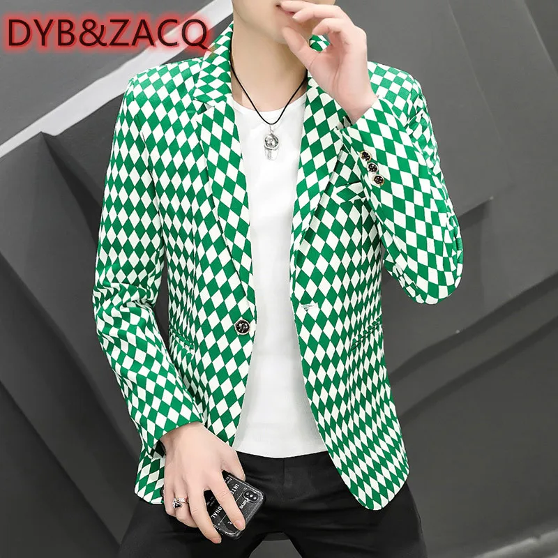 DYB&ZACQ Blazer Men's Korean Version Trend Business Casual Elegant Fashion High-end Simple Shopping Gentleman Suit Jacket 
DYB&ZACQ Blazer Men's Korean Version Trend Business Casual Elegant Fashion High-end Simple Shopping Gentleman Suit Jacket