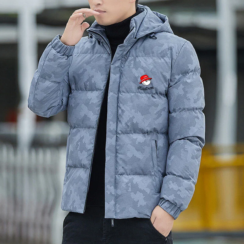 Мужская зимняя куртка с хлопковой подкладкой, с воротником-стойкой
Мужская зимняя куртка с хлопковой подкладкой, с воротником-стойкой