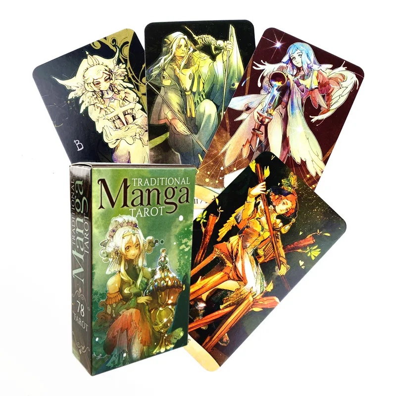 Hot Traditional Manga Tarot Cards PDF Guidebook English Oracle Cards Women Girls Tarot Deck Board Game
Hot Traditional Manga Tarot Cards PDF Guidebook English Oracle Cards Women Girls Tarot Deck Board Game
