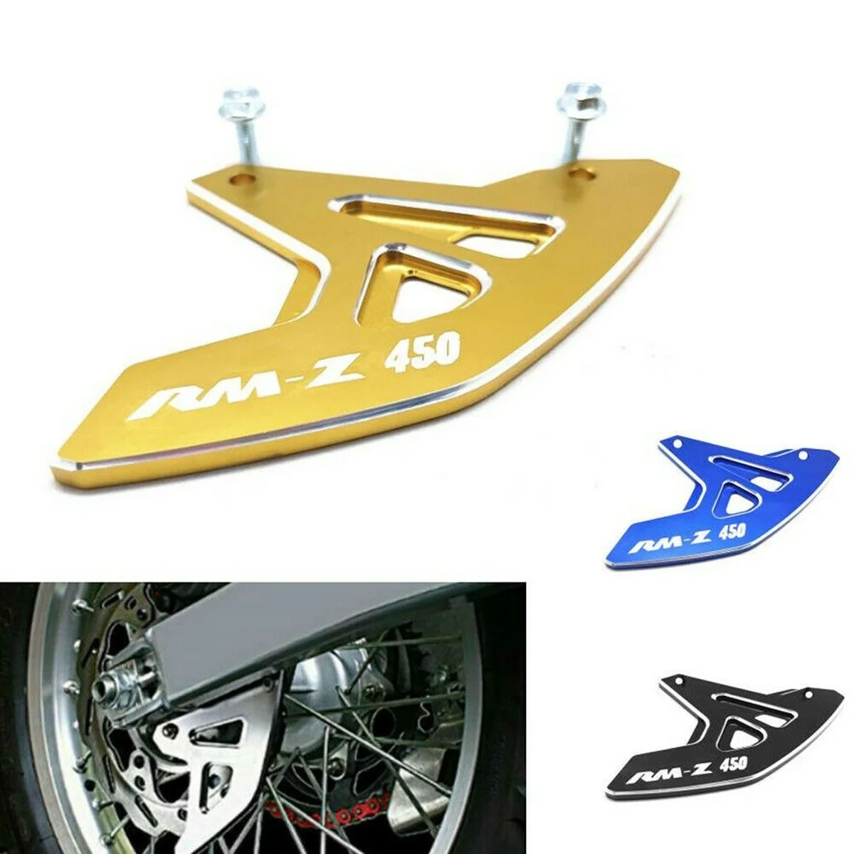 For Suzuki RMZ450 RM-Z 450 2005-2022 RM-Z LOGO Motorcycle Rear Brake Disc Rotor Chain Guard Cover
For Suzuki RMZ450 RM-Z 450 2005-2022 RM-Z LOGO Motorcycle Rear Brake Disc Rotor Chain Guard Cover