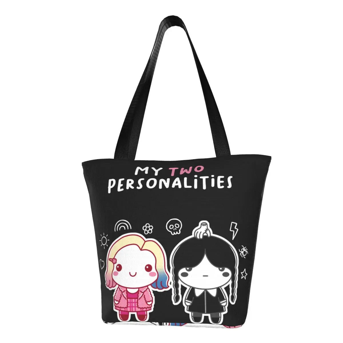 Wednesday Addams And Enid Shopping Bag Stuff For Unisex Street Tote Bags Cute Wednesday Girls Handbag
Wednesday Addams And Enid Shopping Bag Stuff For Unisex Street Tote Bags Cute Wednesday Girls Handbag