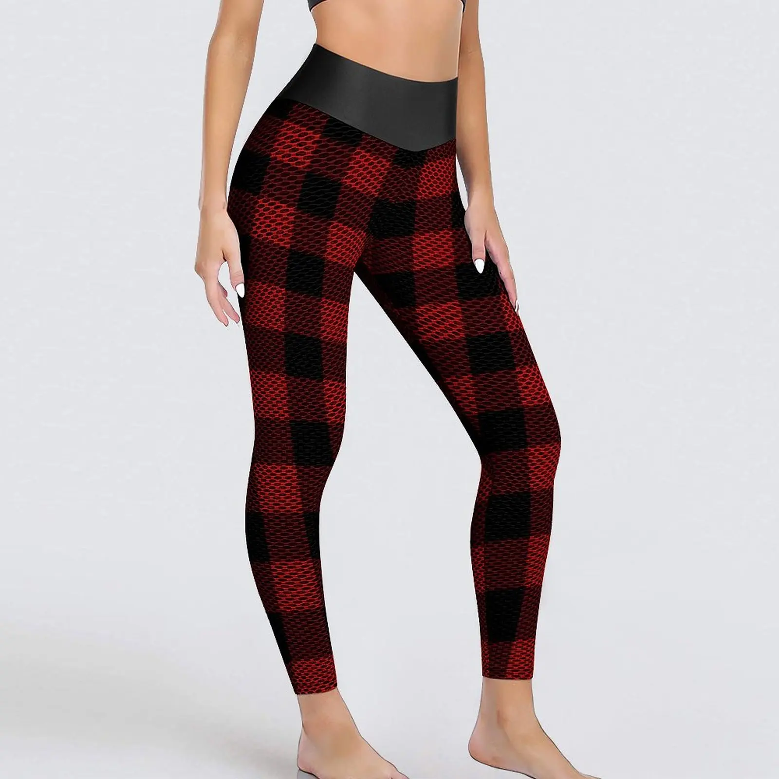 Buffalo Plaid Leggings Sexy Red and Black Checks Push Up Yoga Pants Seamless Leggins Women Graphic Fitness Running Sports Tights
Buffalo Plaid Leggings Sexy Red and Black Checks Push Up Yoga Pants Seamless Leggins Women Graphic Fitness Running Sports Tights