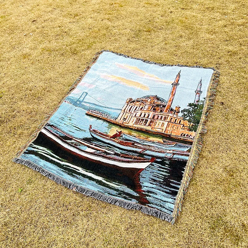 Nordic Sofa Blanket Cover Background Decoration Bohemian Blanket Jacquard Tapestry Office Living Doom Sofa Towel Picnic Mat
Nordic Sofa Blanket Cover Background Decoration Bohemian Blanket Jacquard Tapestry Office Living Doom Sofa Towel Picnic Mat