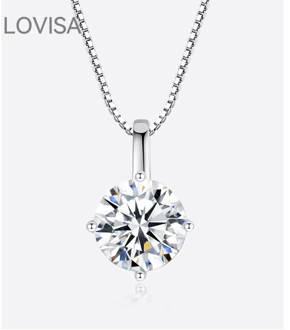 Moissanite GRA Certificated Stone Pendant Necklaces Summer Trendy Sterling Silver 2023 Woman Wedding Jewelry
Moissanite GRA Certificated Stone Pendant Necklaces Summer Trendy Sterling Silver 2023 Woman Wedding Jewelry