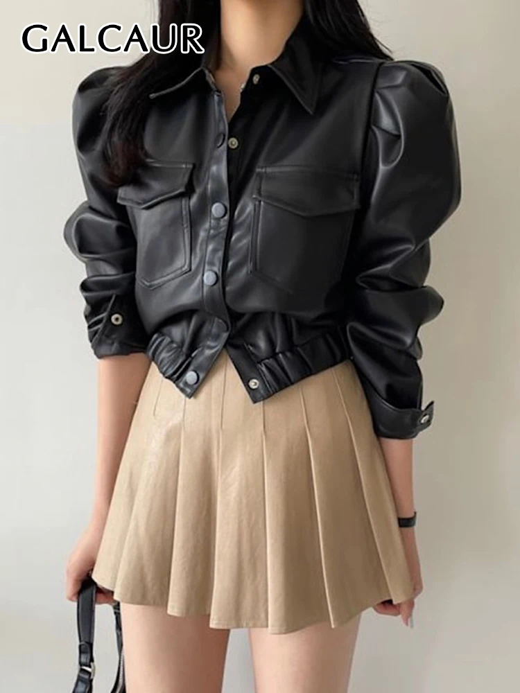 GALCAUR Casual Slim Solid Minimalist Coat Female Lapel Long Slevee High Waist Loose Coat For Women Fashion 2022 Style New
GALCAUR Casual Slim Solid Minimalist Coat Female Lapel Long Slevee High Waist Loose Coat For Women Fashion 2022 Style New