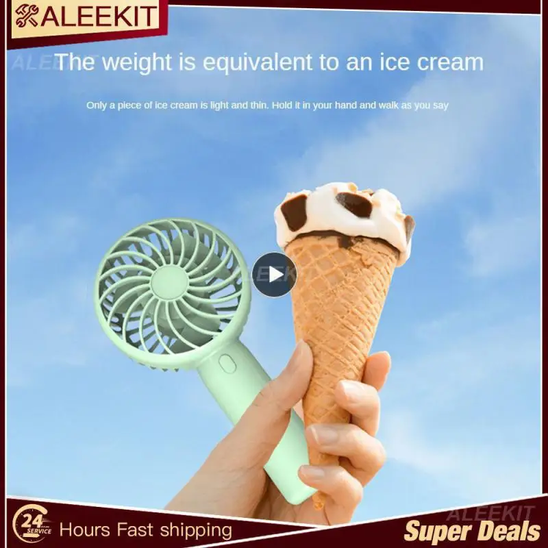 Wind Power Handheld Fan Large Wind Force Rechargeable Fan High Quality Cute Convenient Small Cooling Fans Summer Color Matching
Wind Power Handheld Fan Large Wind Force Rechargeable Fan High Quality Cute Convenient Small Cooling Fans Summer Color Matching