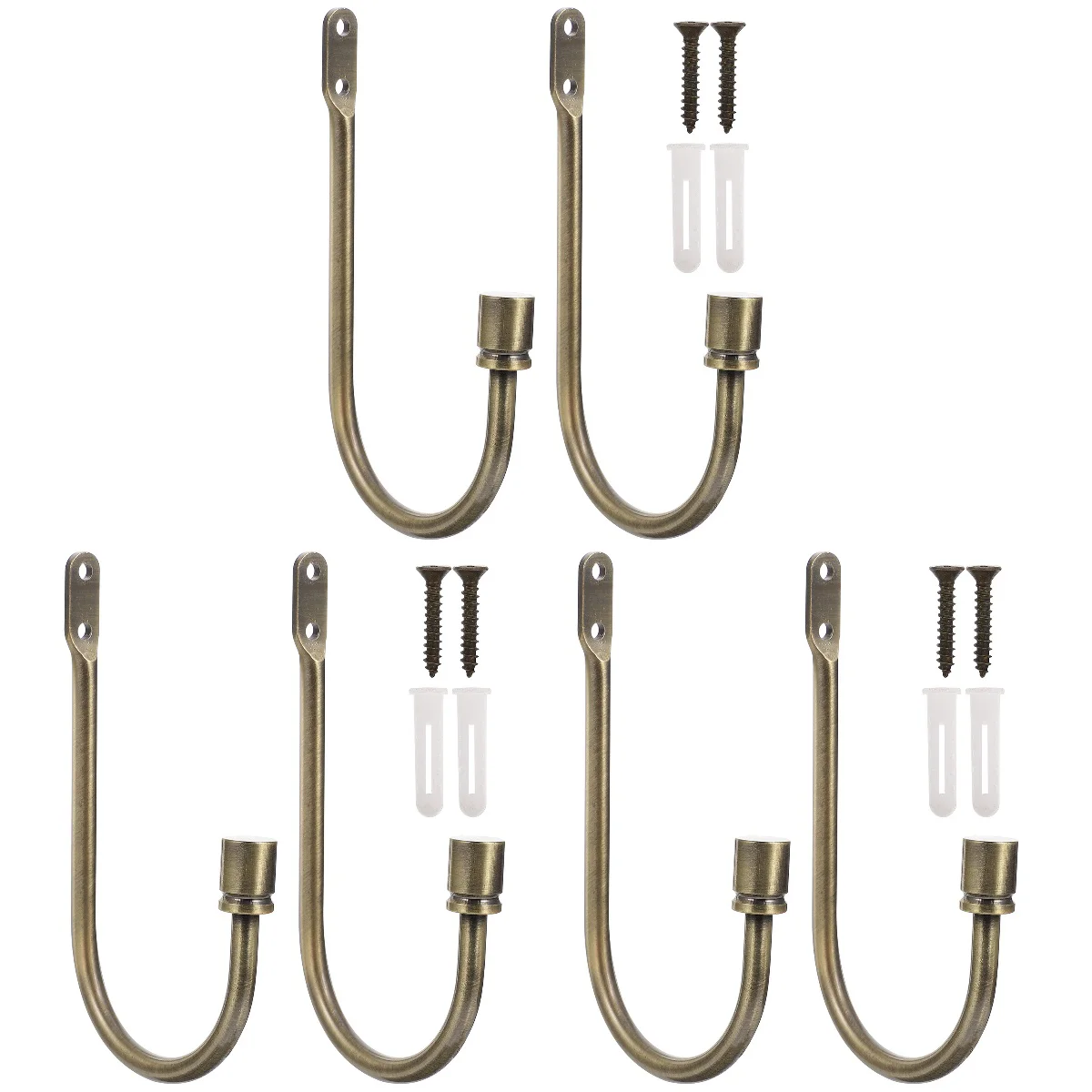 Curtain Wall Hooks Hook Drapery Tiebacks Window Tie Holdbacks Metal Mounted Home Holder Holdback U Shaped Backs Tieback Simple
Curtain Wall Hooks Hook Drapery Tiebacks Window Tie Holdbacks Metal Mounted Home Holder Holdback U Shaped Backs Tieback Simple
