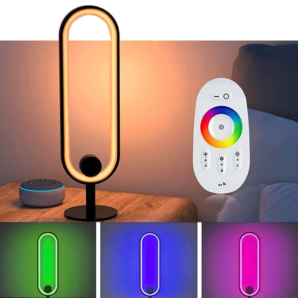 Светодиодный кольцевой светильник RGB, приглушаемая Настольная лампа с дистанционным управлением, с защитой для глаз, ночник для спальни, пр...
Светодиодный кольцевой светильник RGB, приглушаемая Настольная лампа с дистанционным управлением, с защитой для глаз, ночник для спальни, пр...