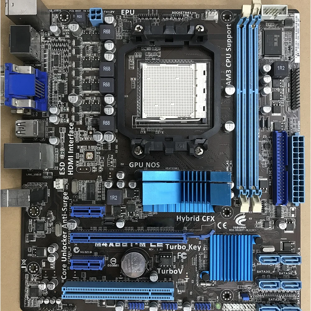For ASUS M4A88T-M LE Socket AM3 DDR3 8GB M-ATX Motherboard Used Desktop Mainboard
For ASUS M4A88T-M LE Socket AM3 DDR3 8GB M-ATX Motherboard Used Desktop Mainboard