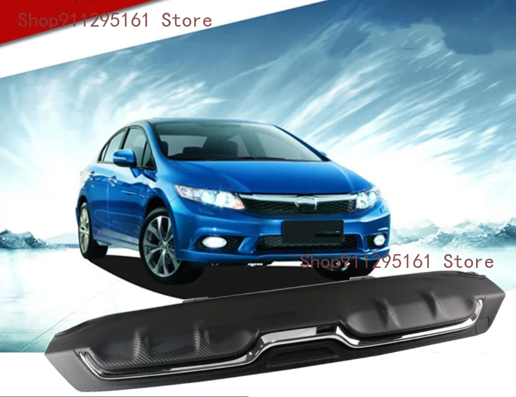 

Fit For Judai Honda Civic 2016 2017 Rear Bumper Diffuser Bumpers Lip Protector Guard skid plate Not suitable for hatchback
